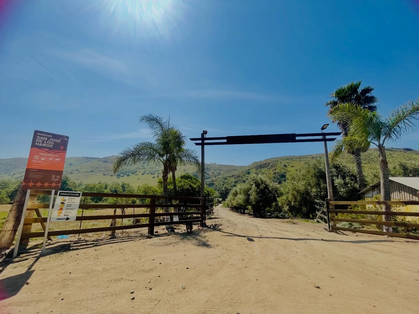 Entrada al Rancho San José de los Haroz