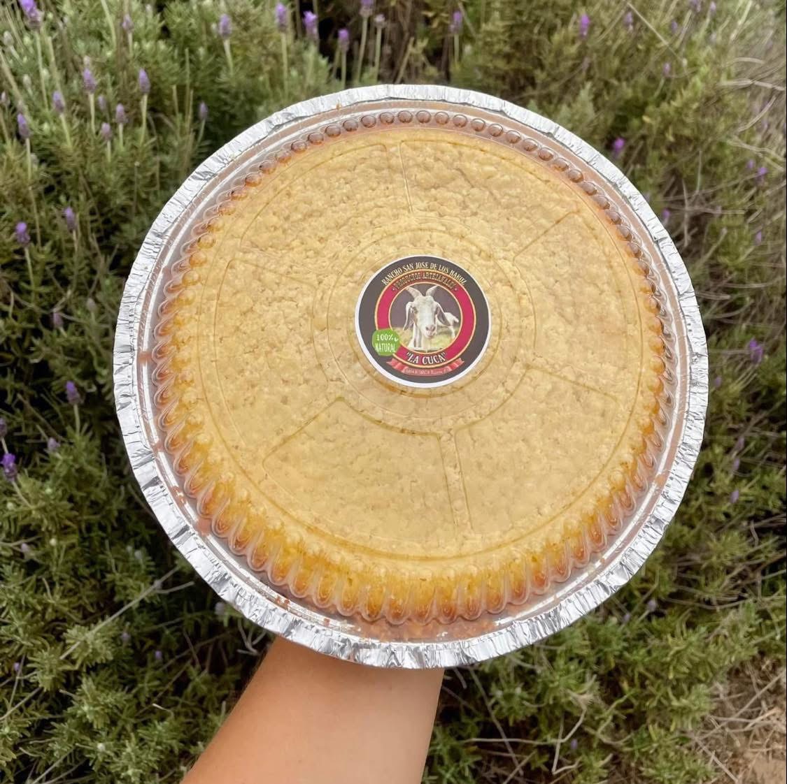 Producto artesanal del rancho recién empacado